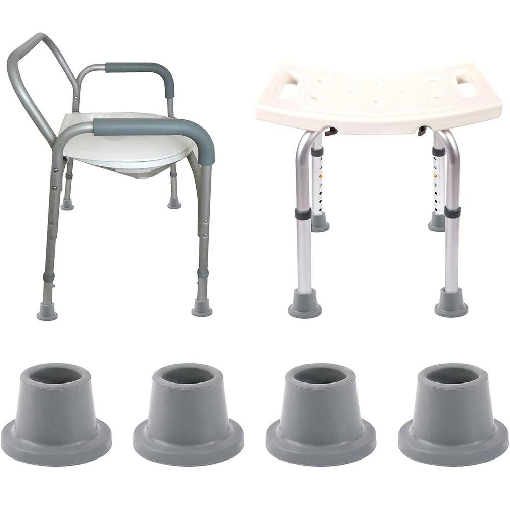 28,6 ММ Сменные колпачки Ножки Резина Чехол для ножек душевого стула Новые нескользящие наконечники Сиденья для ванны Табуреты