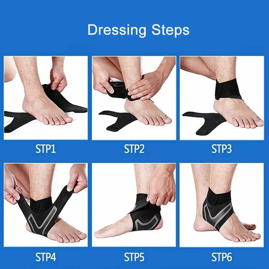 1 Pc Ankle Brace Support Compression Sleeve Elastic Foot Bandage Protective Wrap Sports Socks