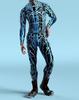 Halloween Adult Cosplay Jumpsuits With Mechanical Print For Play Character