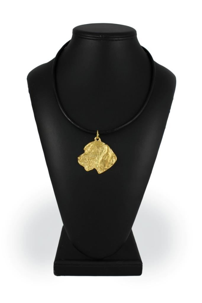 Dachshund III – Dog necklace in gift box, gold-plated pendant for dog fan | Art-Dog