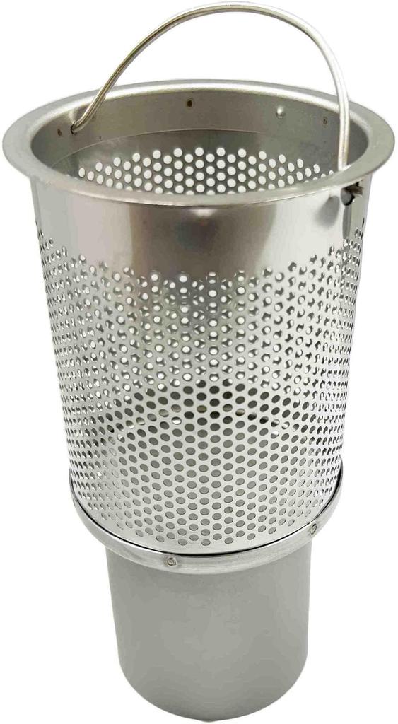 All Stainless Steel Drain Garbage Receiver Slim Type Small Sink Small Kitchen Commercial Sink Garbage Basket LuLuPaL Drainer Basket 8cm 78