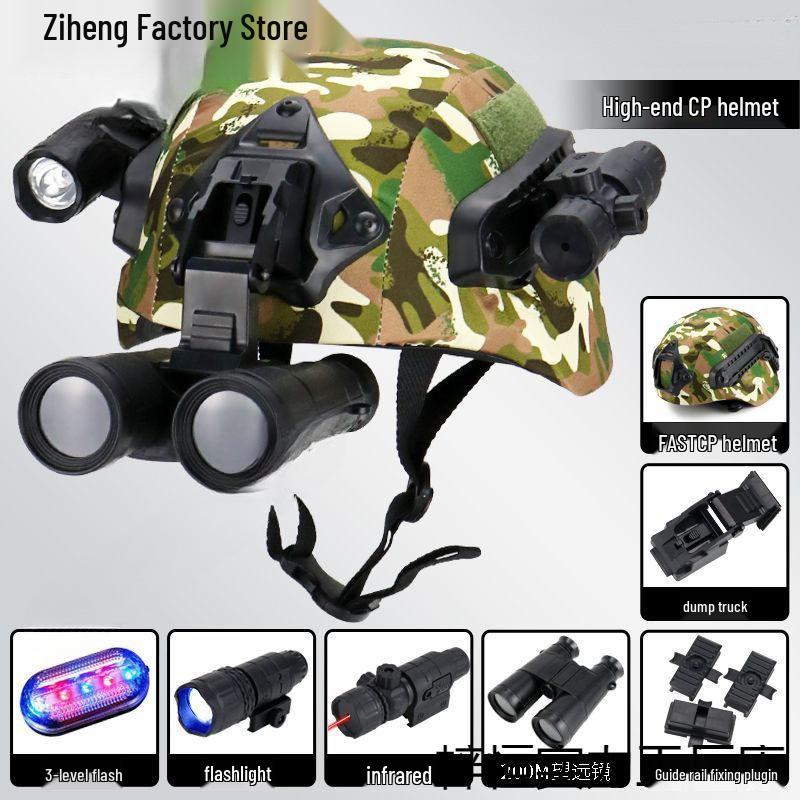 Детский тактический шлем - Версия для действий спецназа, Легкий дизайн военного фаната с Микки для детской боевой игры