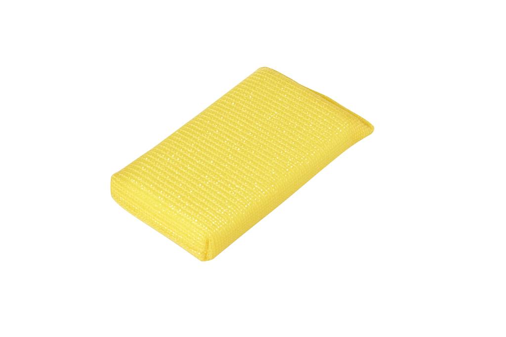 3M Scotch Brite Heavy Duty Net Sponge, 9300, Thin, Yellow, Pack of 10, 9300