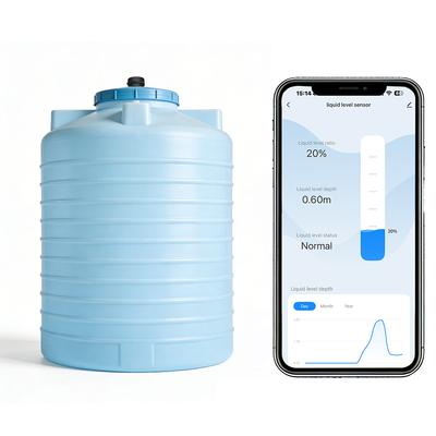Tuya Умный WiFi Высокоточный IP67 Ультразвуковой Датчик Уровня Емкости Вода Масло Глубина Монитор Бесконтактный Измеритель Подземный 220В/110В