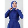 Alara Hijab Evening Dress Navy Blue