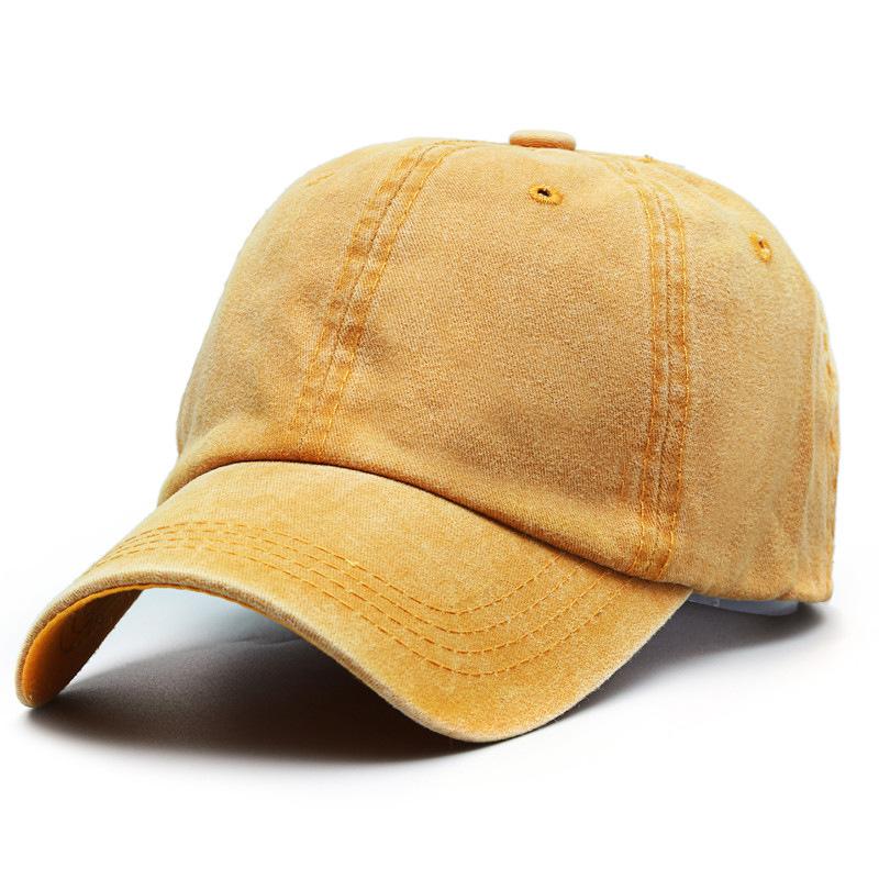 Fashion New Vintage Washed Cotton Baseball Cap Parent Kids Adjustable Solid Color Casual Sun Hats For Boy Girl Spring Summer