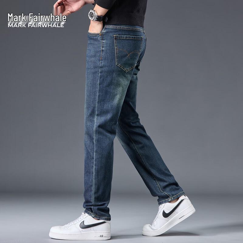 Мужские джинсы Mark Fairwhale из выстиранного денима прямого кроя