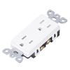 Power Outlet Wall Windproof Socket Outdoor Socket Dual Socket Windproof Weatherproof Outlet 15A 125VAC Flame Retardant Outdoor Receptacle RV Camper