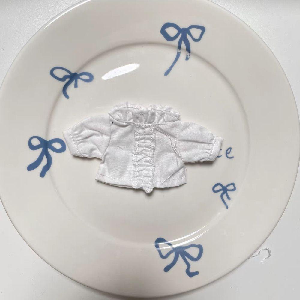 Одежда для мультяшной куклы ручной работы Клетчатый комбинезон Плюшевая одежда для куклы Памперсы Детский подарок