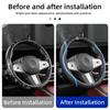 AAAYR1 Nappa Leather Car Wheel Steering Cover Non-slip Cover Accessories For Opel Corsa Astra Insignia Vectra Zafira Meriv Ampera