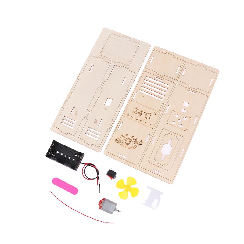 Игрушки для самостоятельной разработки, модель вентилятора кондиционера для детей, электрический образовательный набор, головоломка для экспериментов, детская игрушка