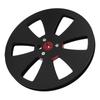 1 4 7 Inch Empty Tape Reel Aluminum Alloy Recording Takeup Reel with 6 Hole for Reel To Reel Tape for TEAC Black