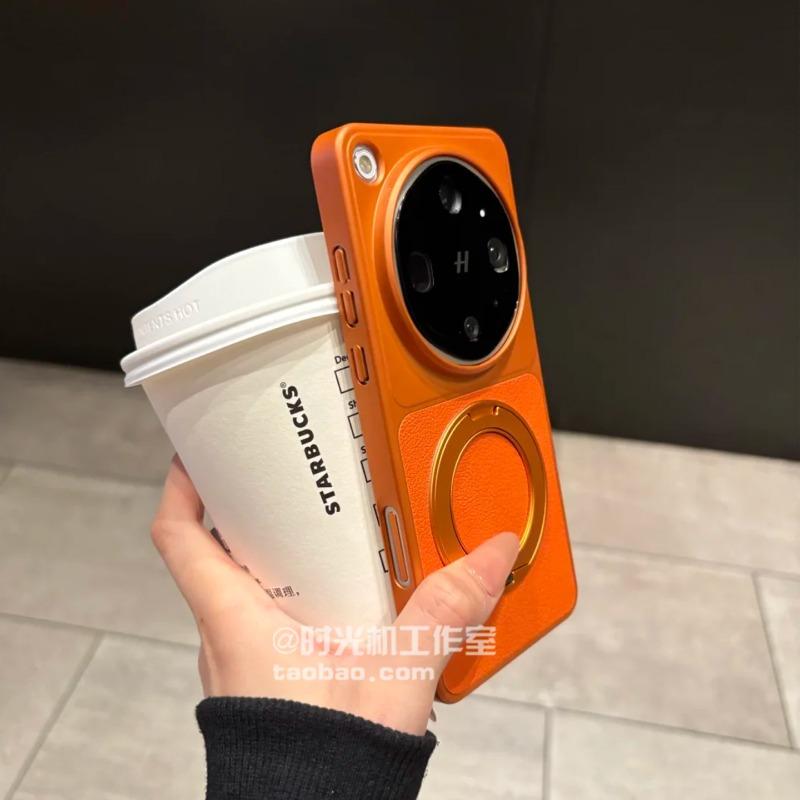 Чехол для OPPO Find X9 Ultra Find X8 Pro Find X 8 Магнитный 360° Кольцо Для MagSafe ПУ Однотонный Гальванизированный ПК Жесткая Крышка