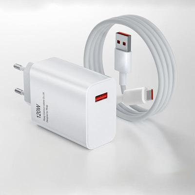 Зарядное устройство USB-C мощностью 120 Вт, адаптер для быстрой зарядки для Xiaomi Civi 12S Ultra 12 Lite Redmi Note 12 11 9 Pro K50 POCO C40 Huawei Samsung Oneplus