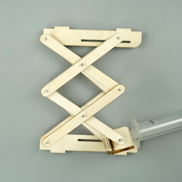 Гидравлическая подъемная платформа своими руками Начальная и средняя школа Изобретение Паровая технология Малое производство Научный эксперимент Модель Игрушка