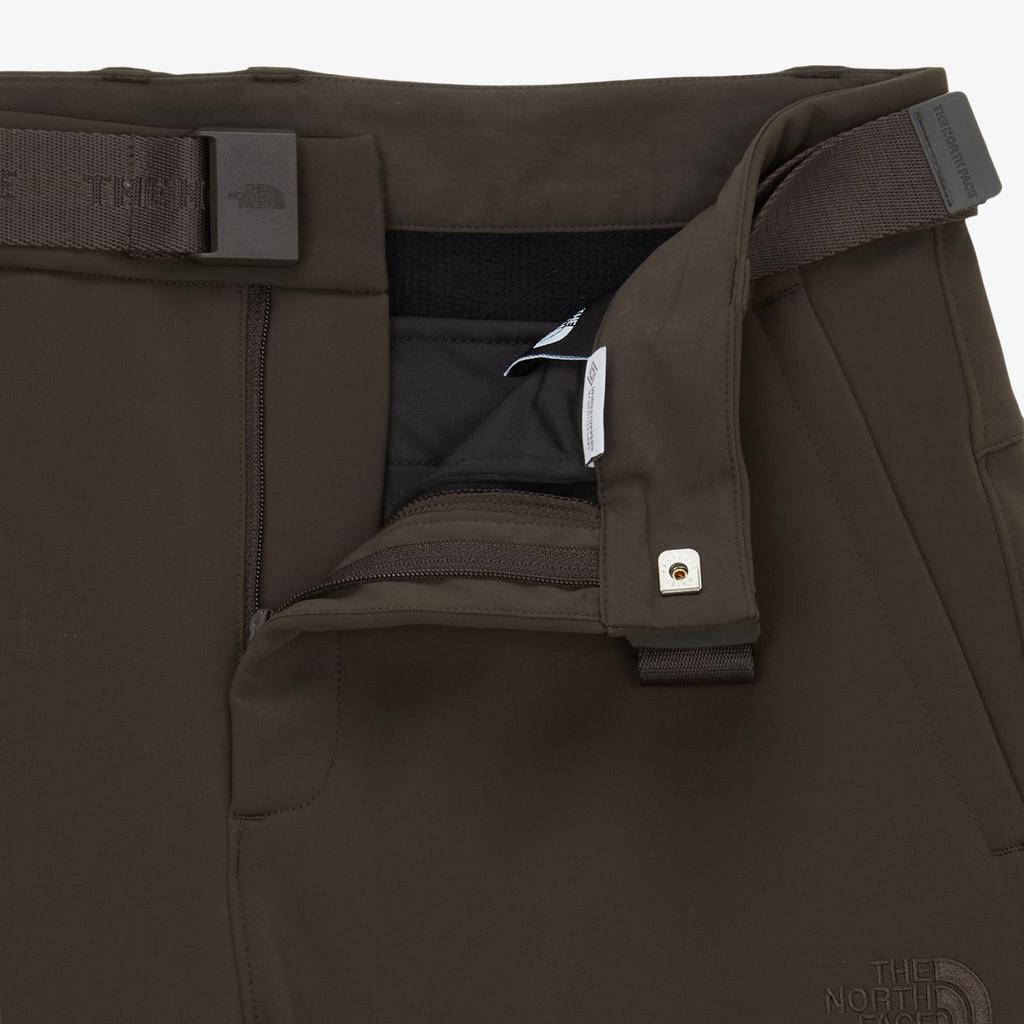 The North Face Solid Color Zipper Mid-Waist Straight Casual Pants Men bottoms Chocolate NP6WQ50C