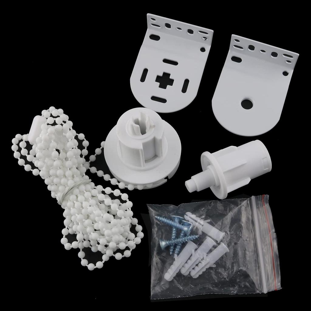 ZZLZX Соединитель для рулонных штор 32 мм Муфта для рулонных штор для внешней трубы 1,2" Металлическая муфта Кронштейн Цепочка шнура Комплект для ремонта