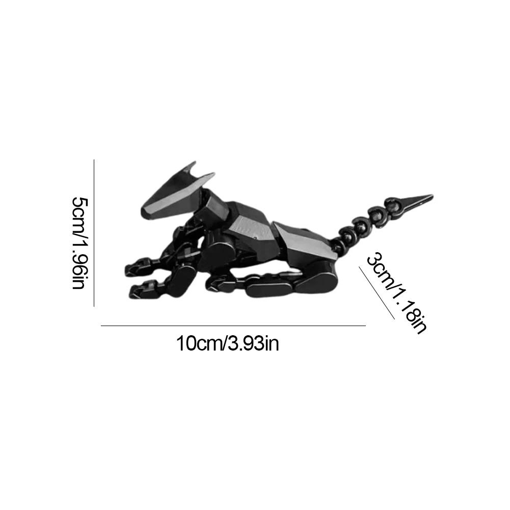 13 Robot Dog Action Figure 3D Printed Robo Dog Dummy Dog Gift for Collectors Desktop Decorations
