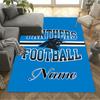 Panthers Football Team Spirit Customized Name Floor Mat Design for Entryway Living Rooms Dormitory Dining Room Antislip Carpet Decorate Offices
