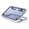 17 X 25in Boat Porthole Window Push Out Tempered Glass Aluminum Alloy Frame Waterproof 90 Deg Opening for RV Yacht