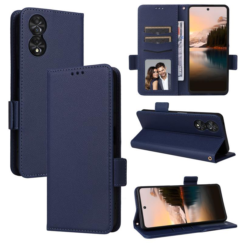 Кожаные флип-чехлы для TCL 40 NxtPaper 4G PU чехол для телефона полная защита корпуса противоударный чехол