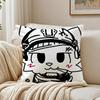 meme cute SSilly Cat Cushion Cover Pillowcase Antidustmite living Room Sofa Decor Cushion Room