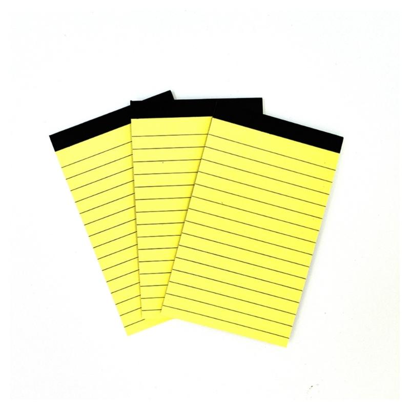 Blank Lined Notepads Mini Pocket Notebook, 6Pcs 3x5Inch Small Writing Pad Small Notepads Memo Pad for Writing Drawing