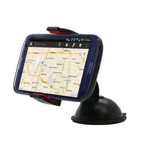 360 Degree Rotated Car Holder Windshield Mount Bracket Stand for Cell Phone GPS