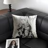 MMisa Death NoteE Comic Cushion Cover Natural Linen Organic Fabric DoubleSided Printing Sofa Home Decor Gift Pillow Case