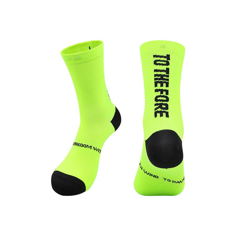 Премиальные унисекс носки до середины икры для бега, махровая подошва, идеально подходят для велоспорта и фитнеса