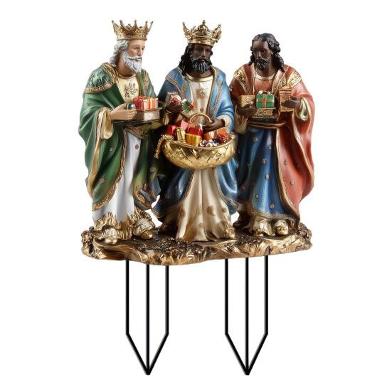 Рождественский снежный колышек для дома, акриловый садовый декоративный колышек, зимний деревенский дом, рождественский декоративный колышек для лужайки на патио