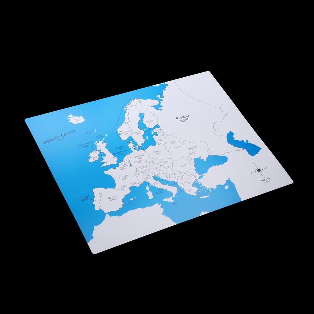 ПВХ Карта Каждого Континента Раннее Образование Детские Подарки Учебные Пособия Возраст 3+ Лет