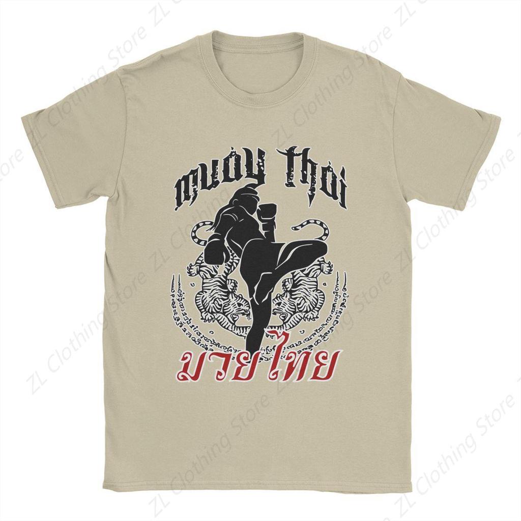 Muay Thai Tiger Jiu-jitsu футболка мужская бразильская боксерская винтажная футболка 100% хлопок футболки с коротким рукавом одежда больших размеров