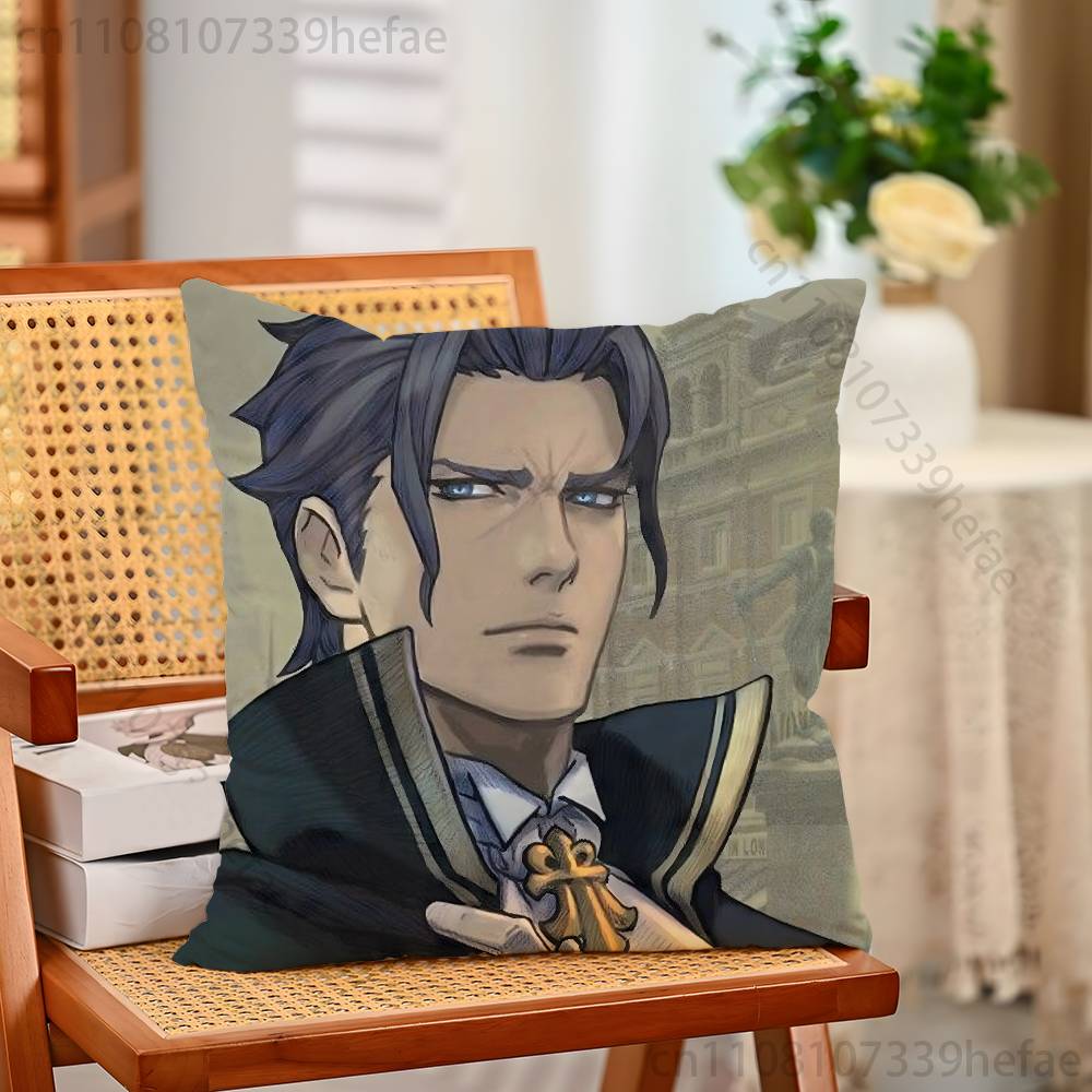 Игровой Чехол на Подушку AAce AAttorney Плюшевые Наволочки Домашний Декор Чехол на Подушку для Дивана Кровати Стула Гостиной