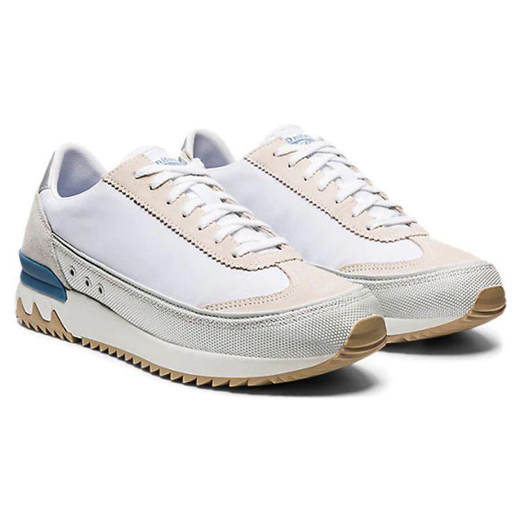 ONITSUKA TIGER Hsinti Retro Casual Slip-Resistant Durable Lightweight Low-Top Running Shoes Unisex Sneaker White Gray 1183A387-102