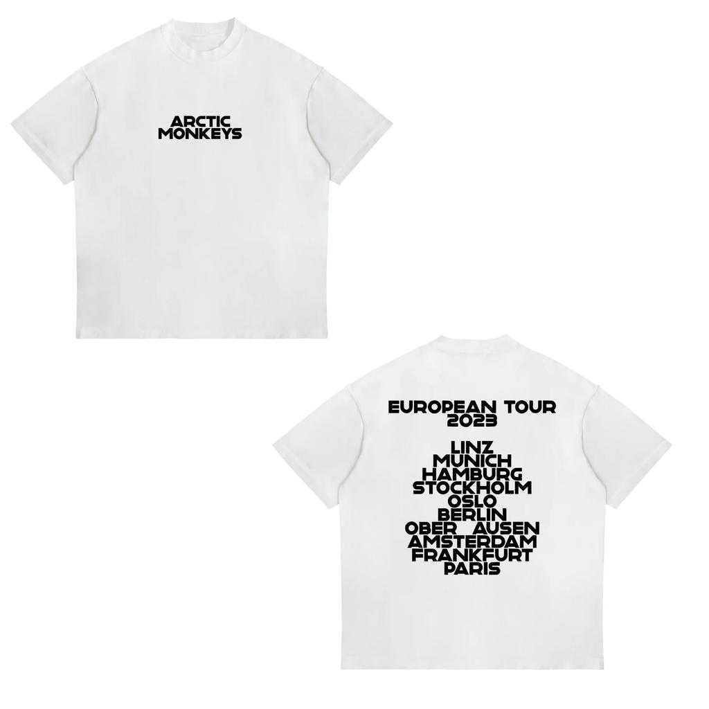 Rock Band Arctic Monkeys Unisexs 100Cotton Album Graphics Tshirt 2026 New Summer Spring Women Oversized Hiphop Y2k Fashion Tshirt