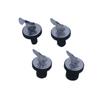 Marine Compression Drain Plug Yacht Stainless Steel Screw Type Plug Universal Rubber Seal Plug