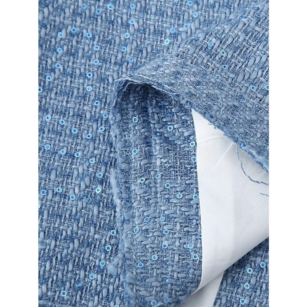 Женская короткая куртка с пайетками, воротником-стойкой, длинными рукавами и карманами, весна и осень, новый женский шикарный кардиган