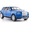 1/24 Scale Rolls-Royce Cullinan SUV Model Car Toy, Zinc Alloy Pull Back Diecast Toy Cars with Sound and Light for Kids Boy Girl Gift