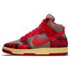 Dunk High 1985 Красный Камуфляж Кислотная Стирка Унисекс Кроссовки