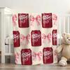 Бренд Dr Pepper Напиток Мягкое одеяло, приятное для кожи, для дивана, кровати, дневного сна, покрывало, одеяло на все сезоны