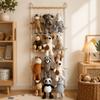 Macrame Hair Accessory Storage Rack Boho Style Headband Organizer  Wall Door Closet
