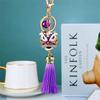 Ancient Mascot Lion Wake Keychain Chinese Style Lion Dance Keychain   Women Bags Holder