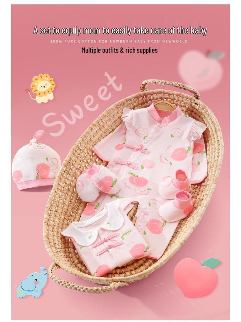 Комплект песочников из чистого хлопка для новорожденных – Подарочная коробка для малыша на осень/зиму, Идеально подходит для первенца и празднования важных моментов