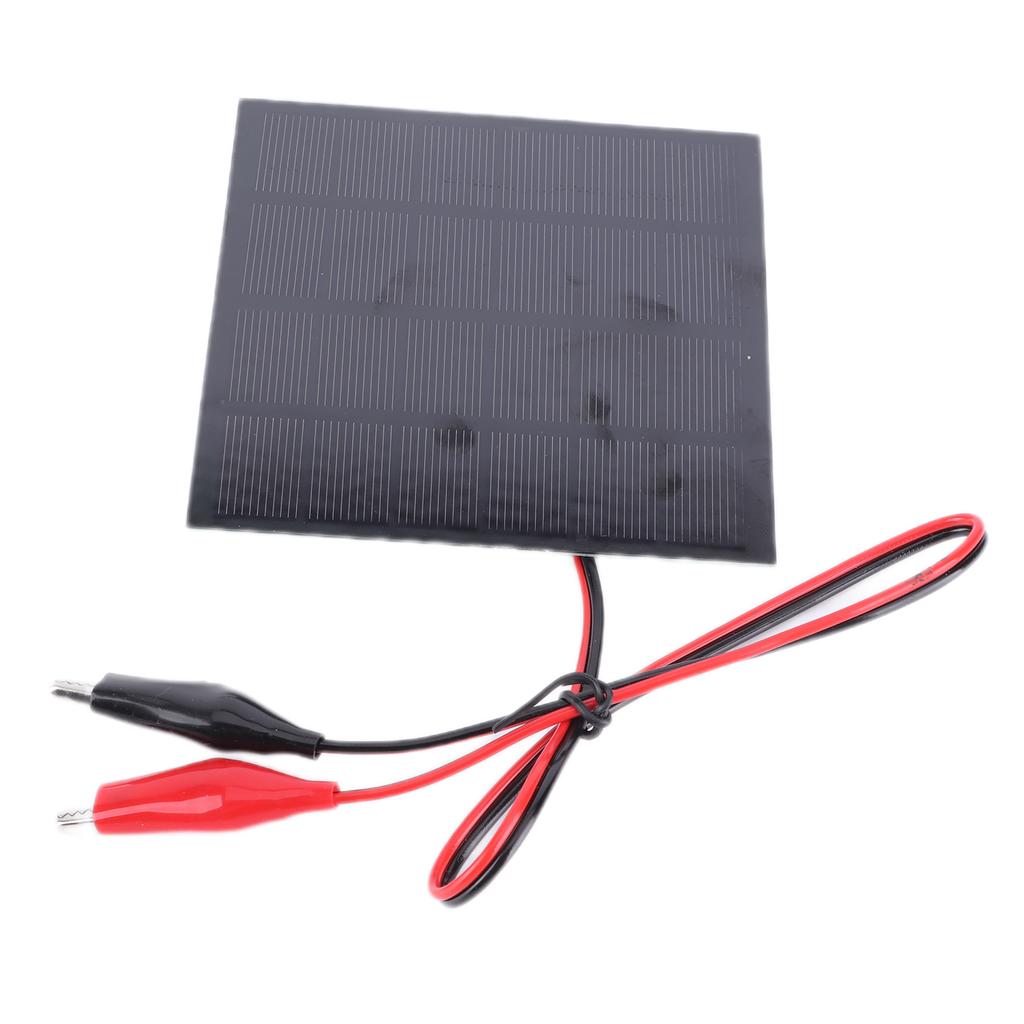 2W 6V Solar Panel Module with Clip DIY Solar Charging Board for Toys Lamp Charger