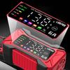 Защита от перенапряжения Внедорожник Мотоцикл Грузовик Обнаружение напряжения и температуры Автомобильное зарядное устройство для аккумулятора 12В 6А Интеллектуальное импульсное восстановление 2025 Цифровой ЖК-дисплей
