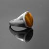 Tiger Eye Men's Ring, 925 Sterling Silver Ring, Statement Ring, High Quality Gemstone Ring, Designer Men's Ring, Party Wear Gift , Birthday Gift