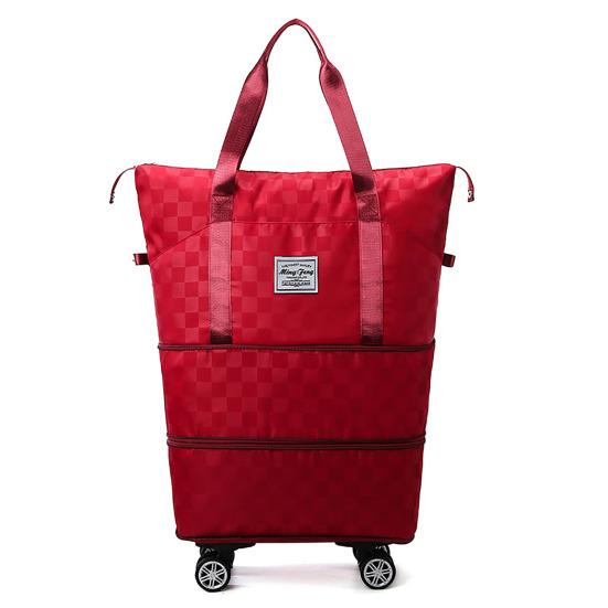 Сумка для хранения объемом 36–55 л. Расширяемая сумка для хранения со съемными колесиками. Сумка для багажа.