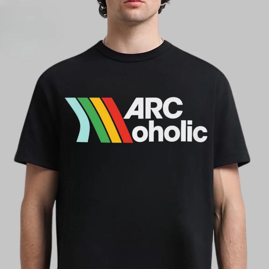 Футболка ARC Raiders 2026 Новая Игра Графика Меха 100% Хлопок Мужская Женская Унисекс Оверсайз Научно-фантастические Игровые Уличная Одежда Повседневные Топы