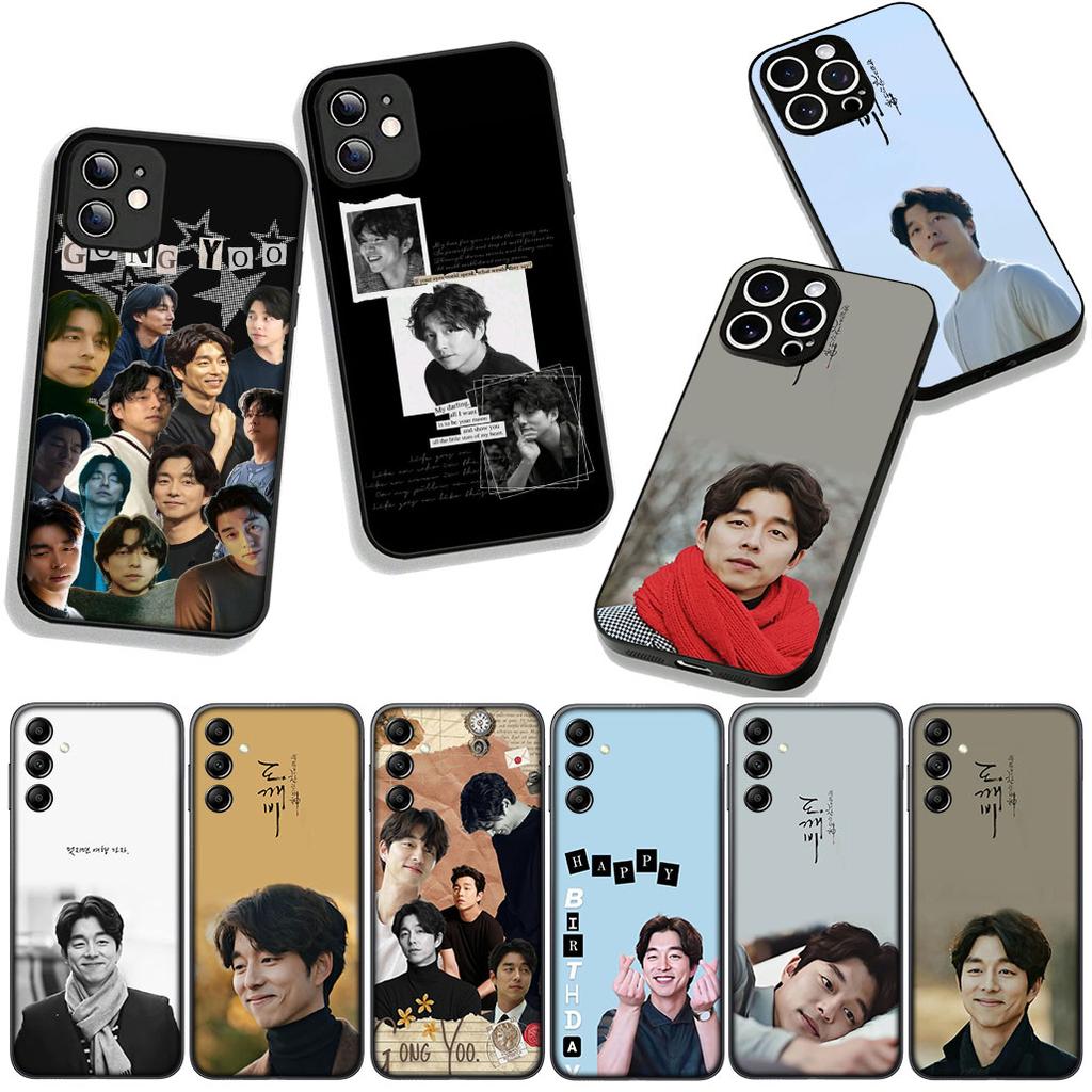 Чехол для телефона Постер Гон Ю K POP Чехол для Apple iPhone 16 15 14 Plus 13 12 Mini 17 Pro Max + ProMax 16E Air 15+ Чехол